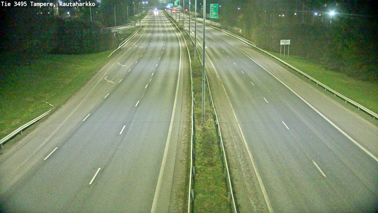 Weather Camera Image Väg 3495 Tammerfors, Rautaharkko, Tampere, Pirkanmaa
