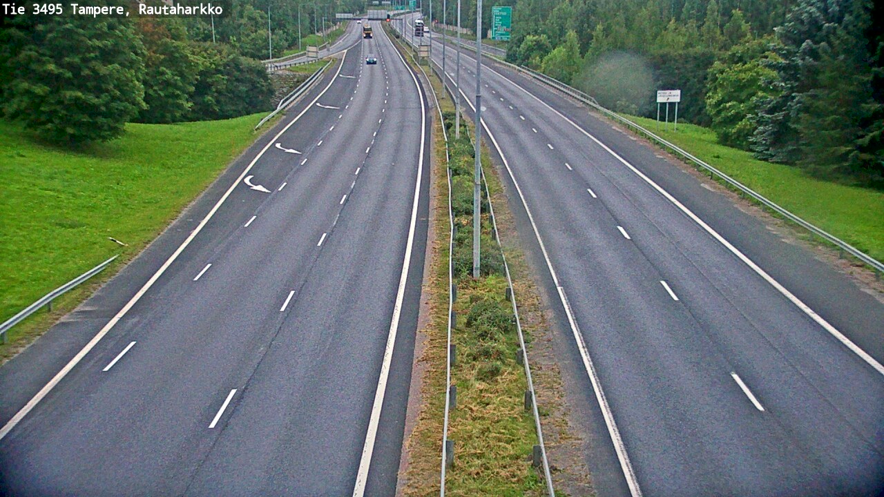 Weather Camera Image Road 3495 Tampere, Rautaharkko, Tampere, Pirkanmaa
