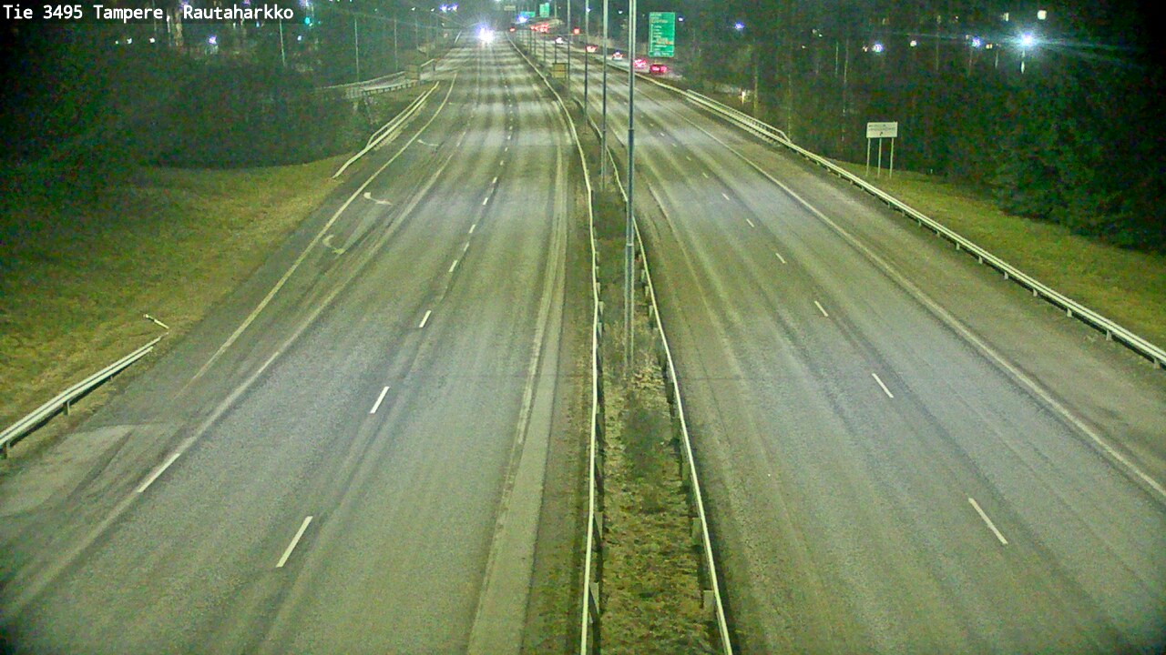 Weather Camera Image Road 3495 Tampere, Rautaharkko, Tampere, Pirkanmaa
