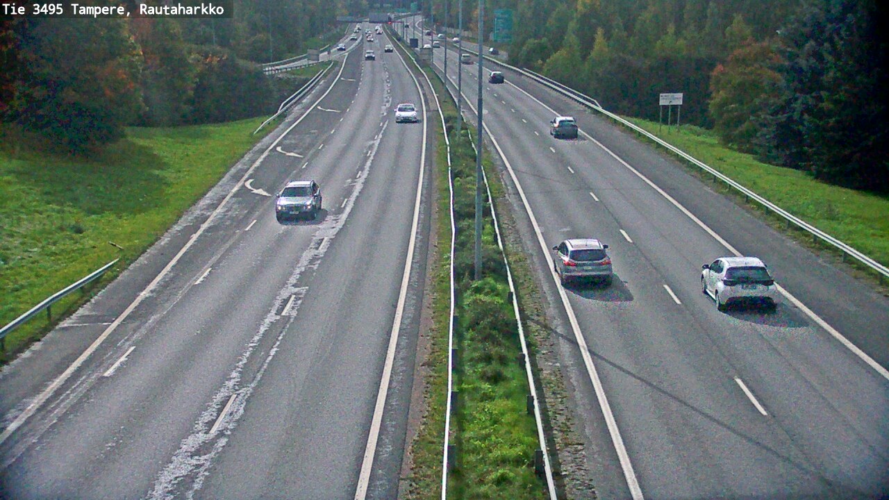 Weather Camera Image Road 3495 Tampere, Rautaharkko, Tampere, Pirkanmaa