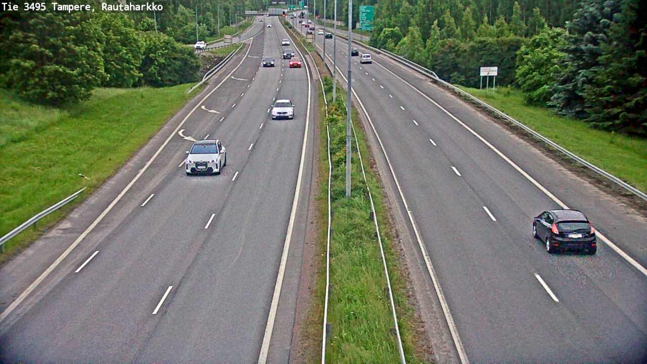 Weather Camera Image Väg 3495 Tammerfors, Rautaharkko, Tampere, Pirkanmaa