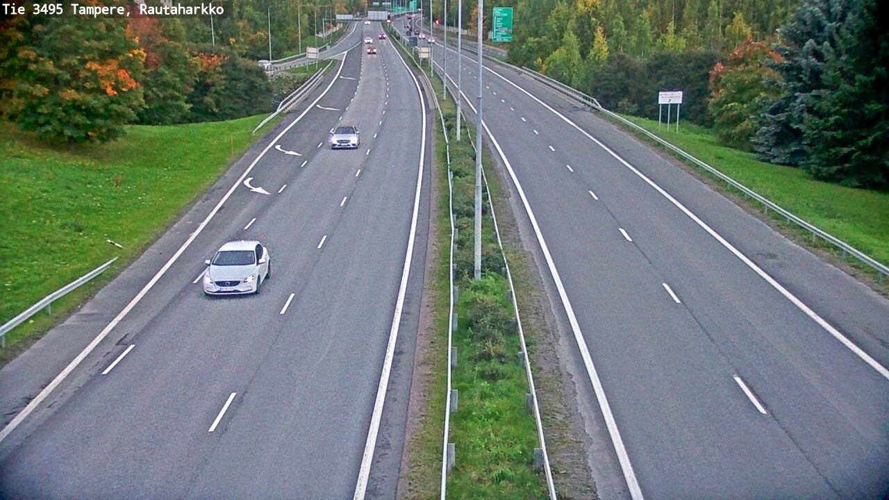 Weather Camera Image Road 3495 Tampere, Rautaharkko, Tampere, Pirkanmaa