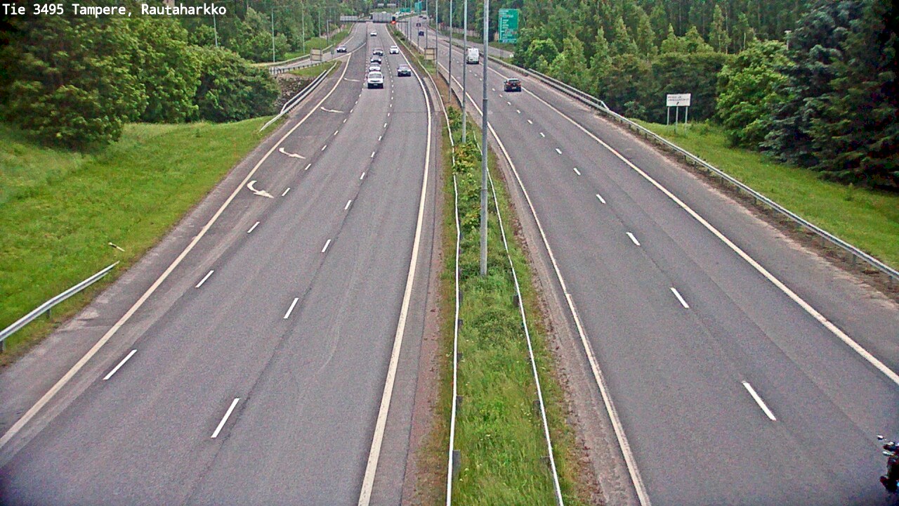 Weather Camera Image Väg 3495 Tammerfors, Rautaharkko, Tampere, Pirkanmaa