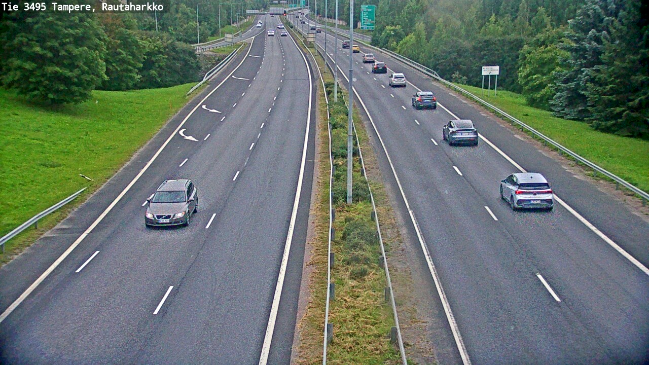 Weather Camera Image Road 3495 Tampere, Rautaharkko, Tampere, Pirkanmaa