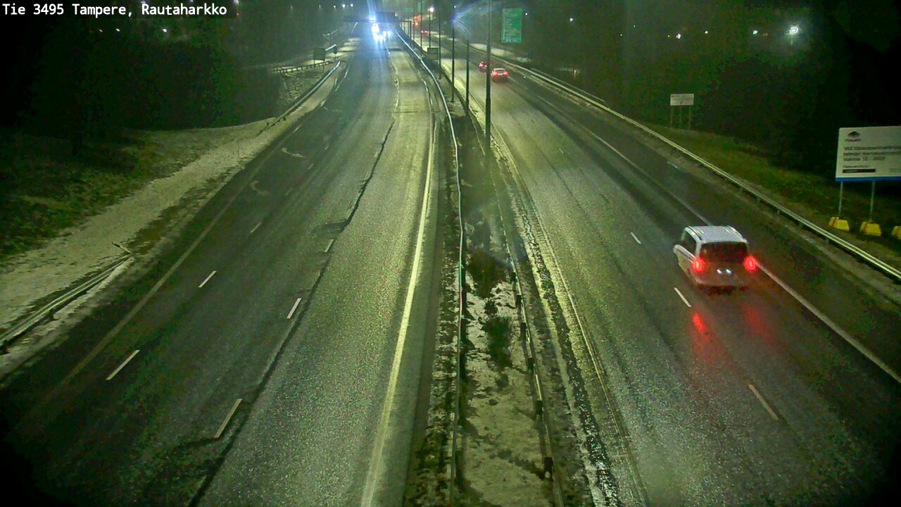 Weather Camera Image Väg 3495 Tammerfors, Rautaharkko, Tampere, Pirkanmaa