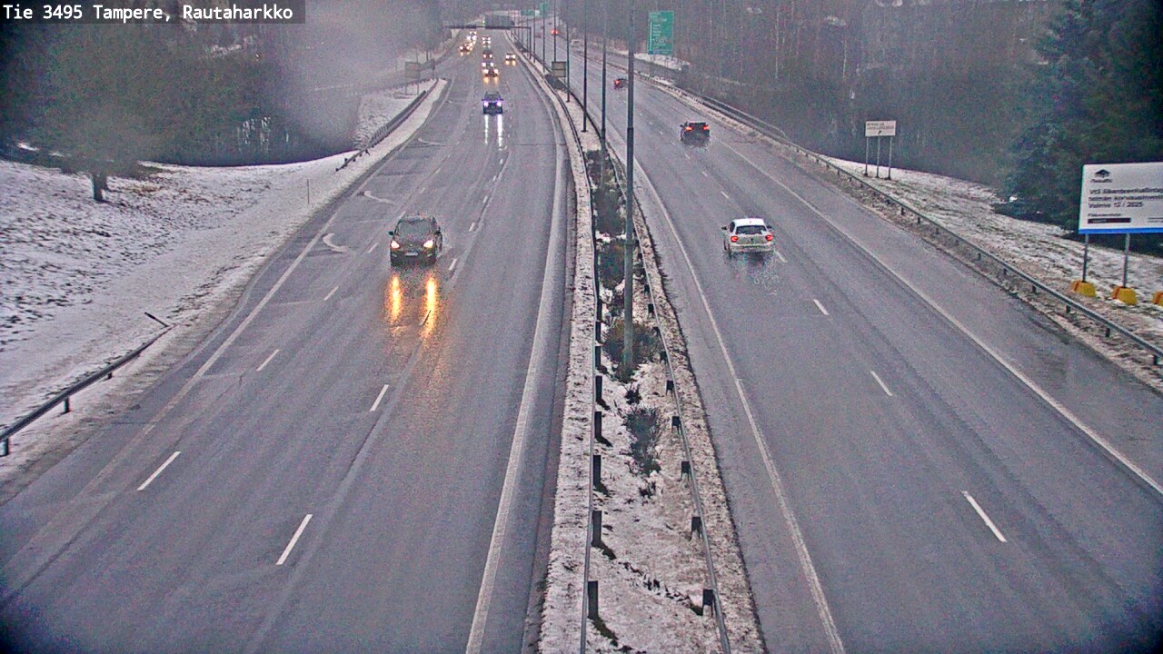 Weather Camera Image Väg 3495 Tammerfors, Rautaharkko, Tampere, Pirkanmaa