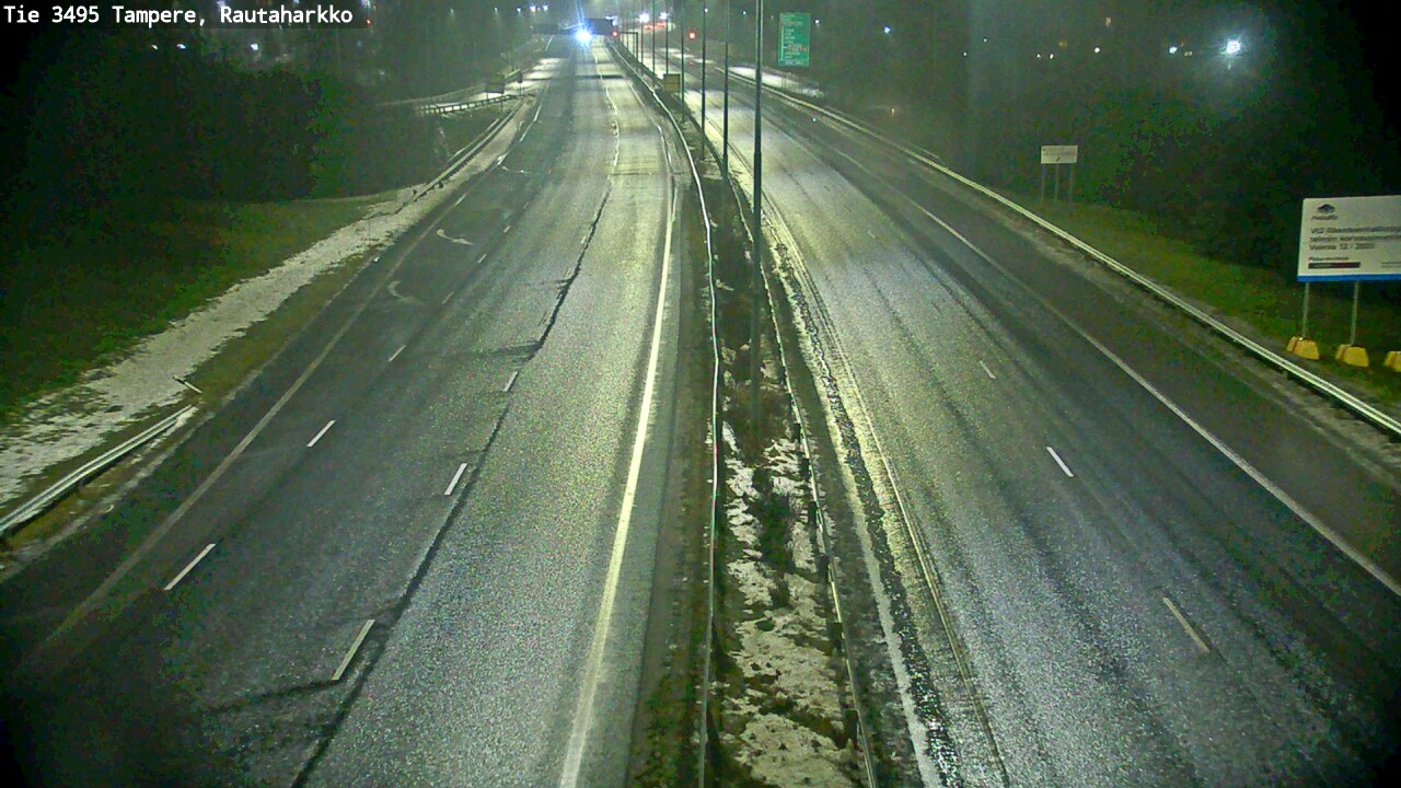 Weather Camera Image Väg 3495 Tammerfors, Rautaharkko, Tampere, Pirkanmaa