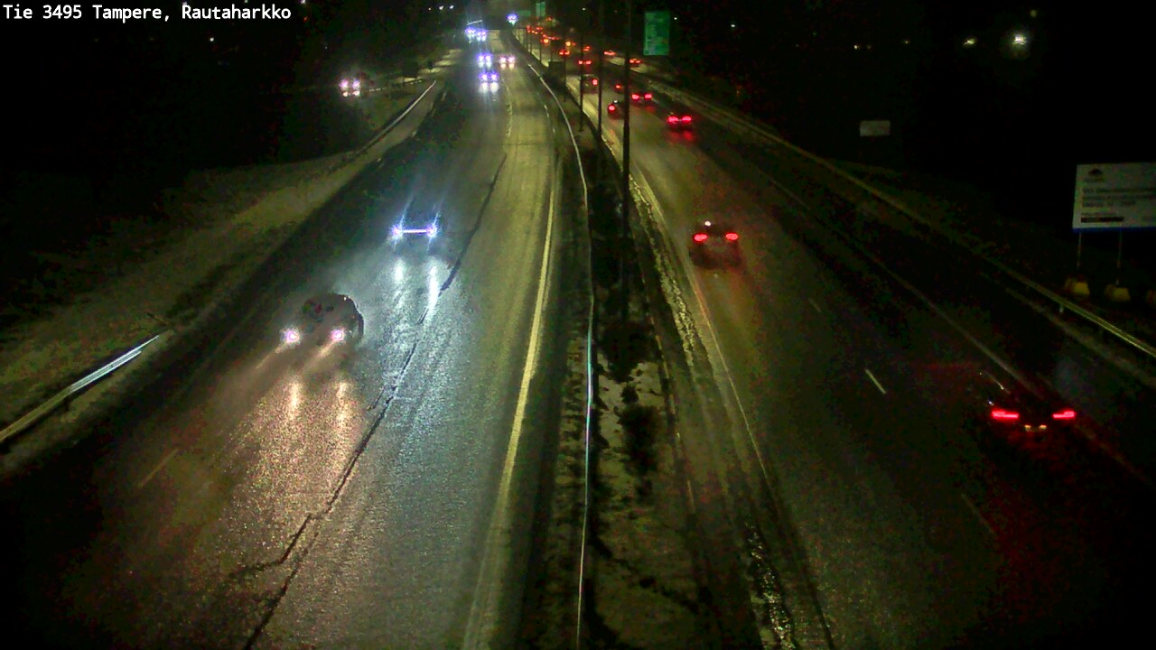 Weather Camera Image Väg 3495 Tammerfors, Rautaharkko, Tampere, Pirkanmaa