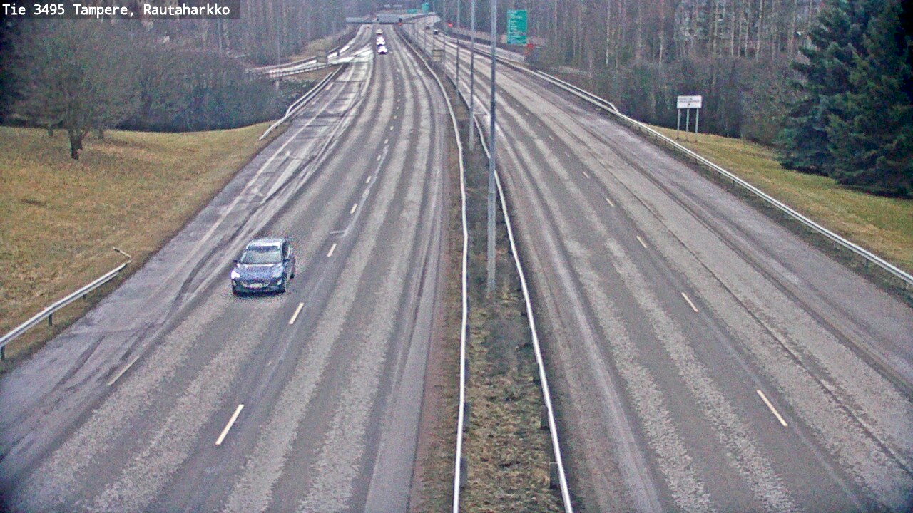 Weather Camera Image Road 3495 Tampere, Rautaharkko, Tampere, Pirkanmaa