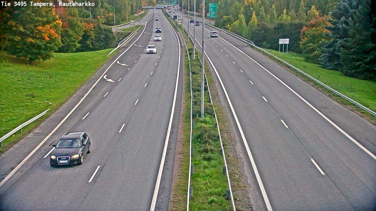 Weather Camera Image Road 3495 Tampere, Rautaharkko, Tampere, Pirkanmaa
