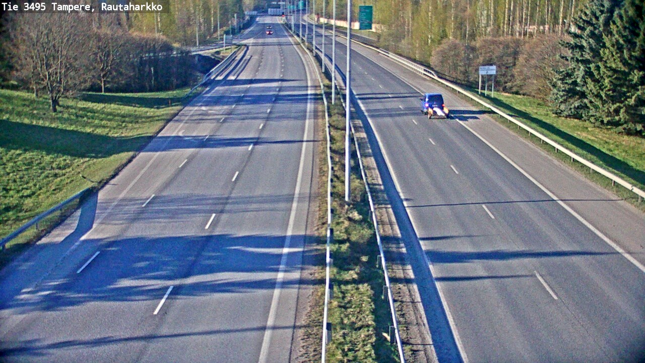 Weather Camera Image Road 3495 Tampere, Rautaharkko, Tampere, Pirkanmaa