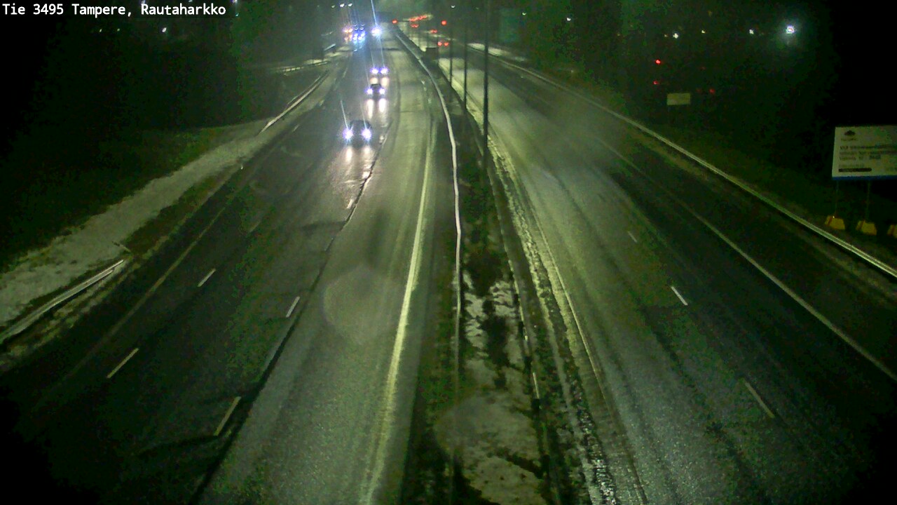 Weather Camera Image Väg 3495 Tammerfors, Rautaharkko, Tampere, Pirkanmaa