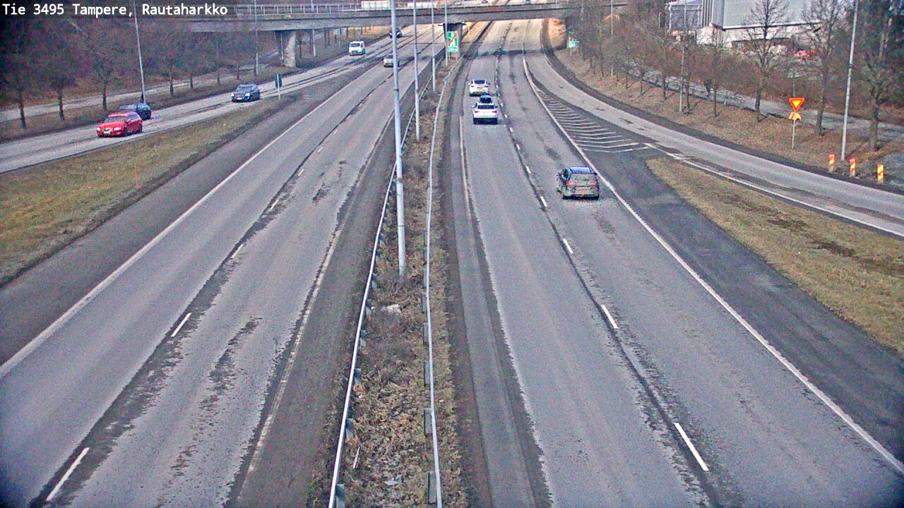Weather Camera Image Road 3495 Tampere, Rautaharkko, Tampere, Pirkanmaa