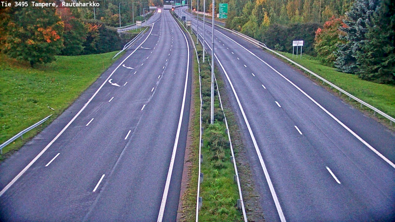 Weather Camera Image Road 3495 Tampere, Rautaharkko, Tampere, Pirkanmaa