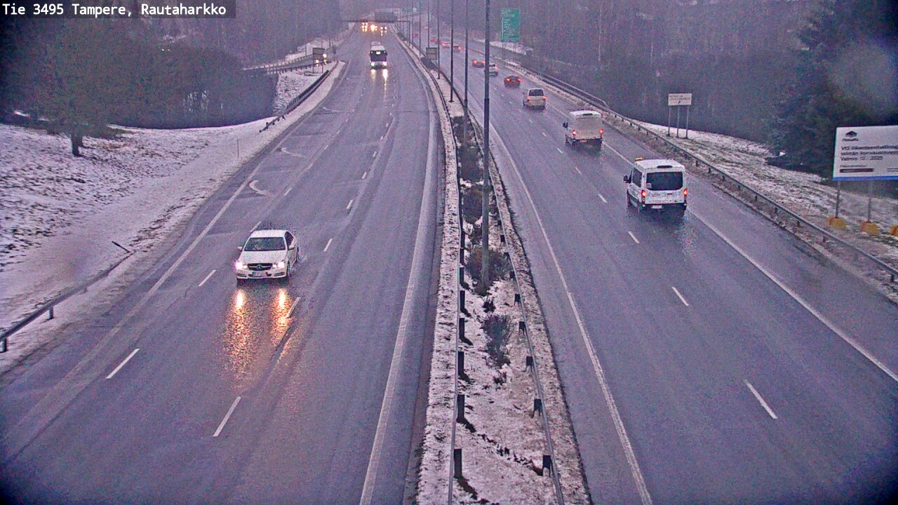 Weather Camera Image Väg 3495 Tammerfors, Rautaharkko, Tampere, Pirkanmaa