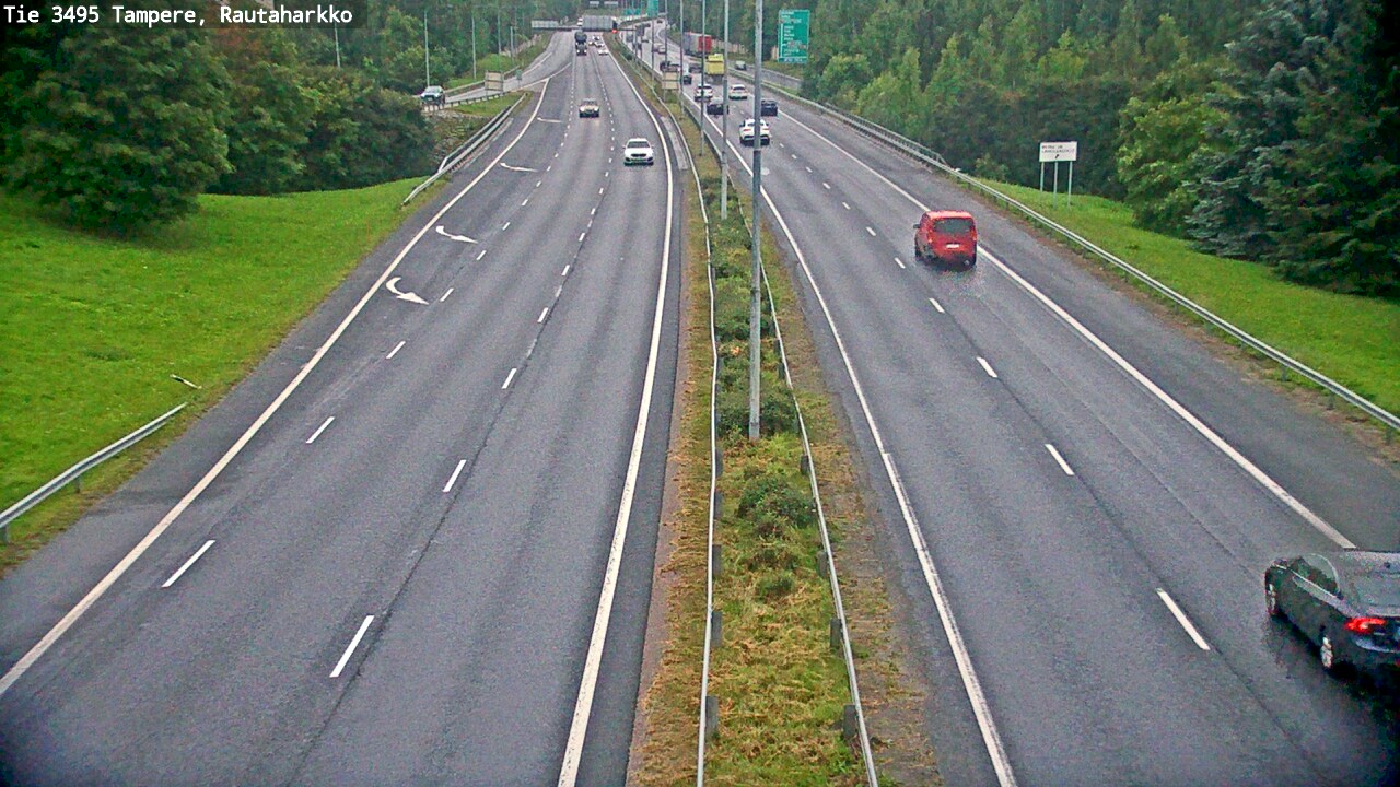 Weather Camera Image Väg 3495 Tammerfors, Rautaharkko, Tampere, Pirkanmaa