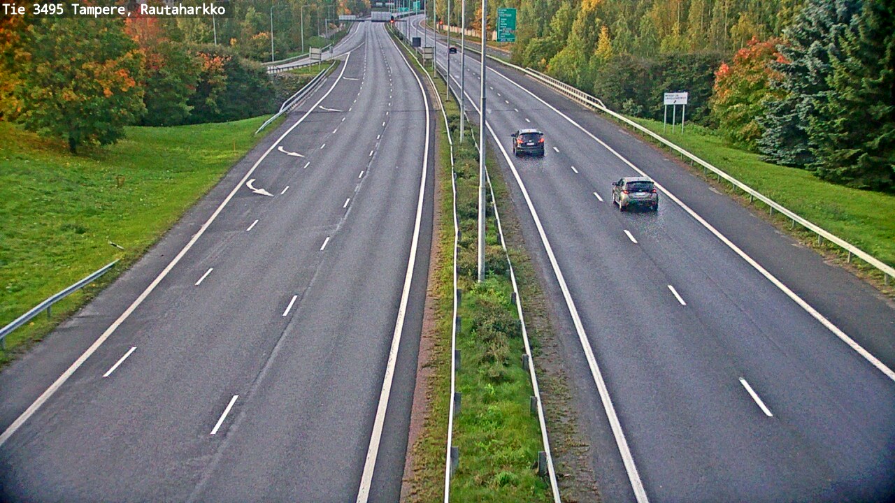 Weather Camera Image Road 3495 Tampere, Rautaharkko, Tampere, Pirkanmaa