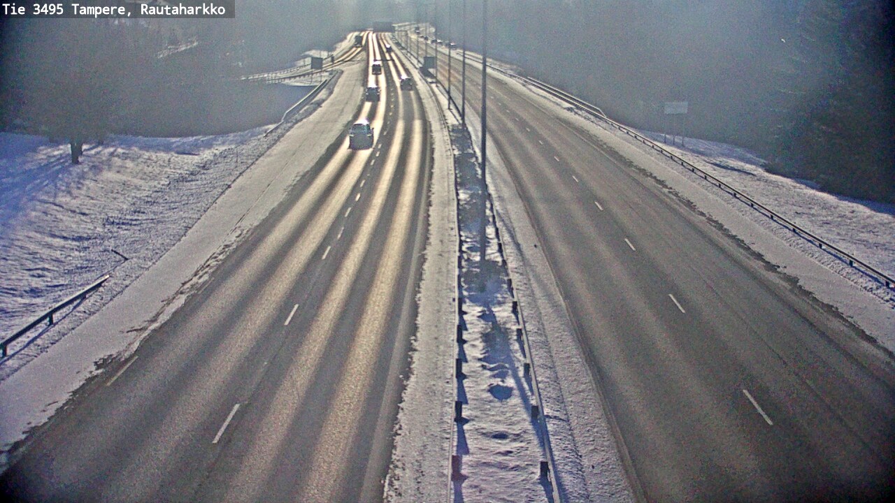 Weather Camera Image Väg 3495 Tammerfors, Rautaharkko, Tampere, Pirkanmaa