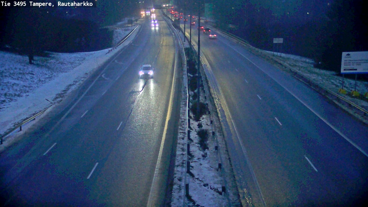 Weather Camera Image Väg 3495 Tammerfors, Rautaharkko, Tampere, Pirkanmaa