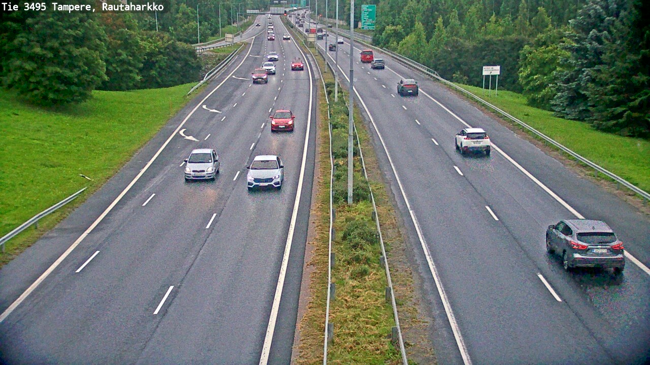 Weather Camera Image Väg 3495 Tammerfors, Rautaharkko, Tampere, Pirkanmaa
