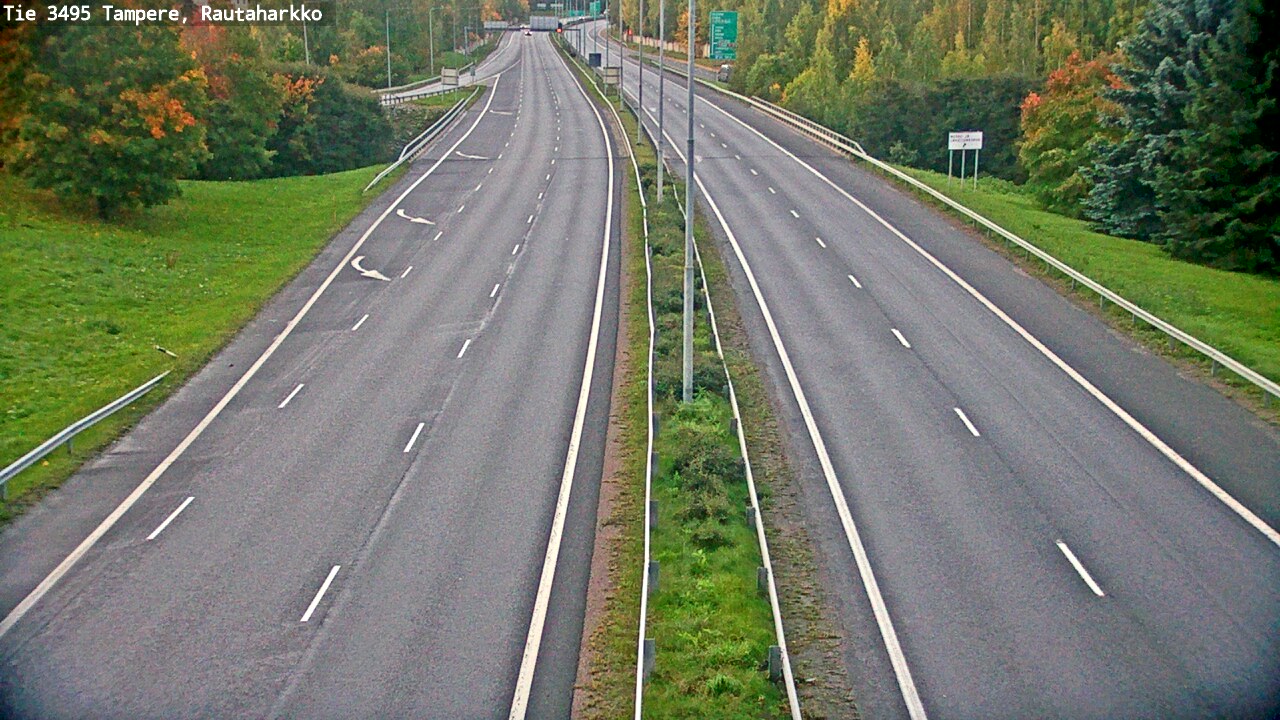 Weather Camera Image Road 3495 Tampere, Rautaharkko, Tampere, Pirkanmaa