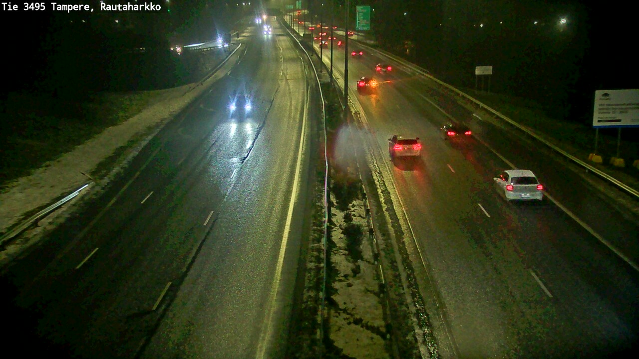 Weather Camera Image Väg 3495 Tammerfors, Rautaharkko, Tampere, Pirkanmaa