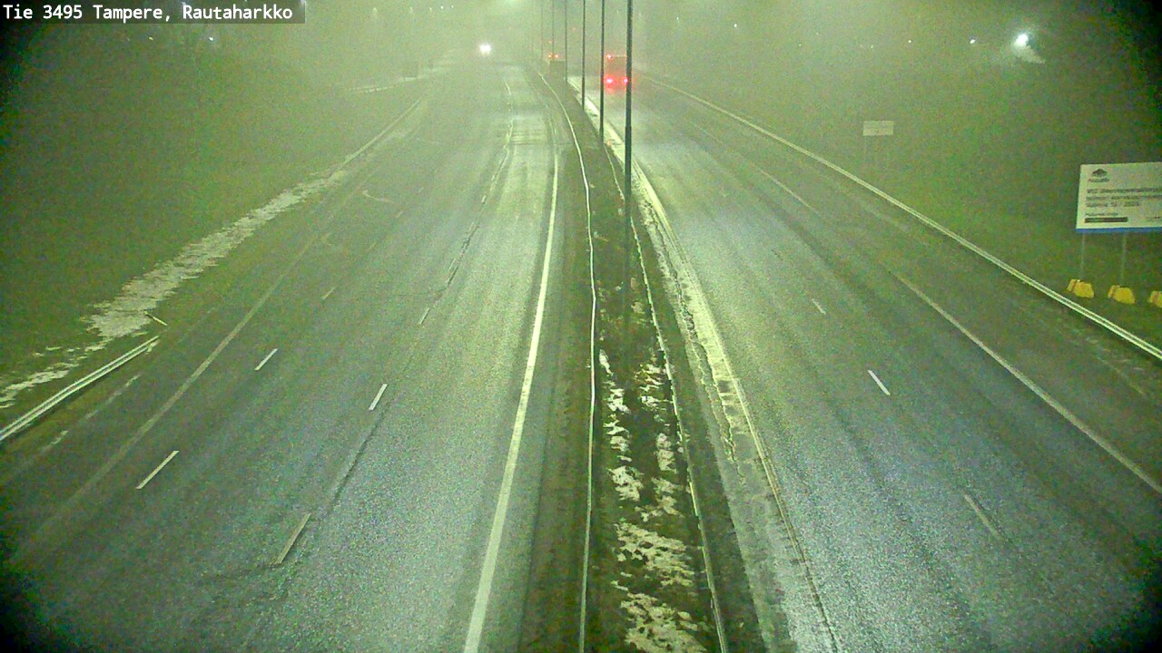 Weather Camera Image Road 3495 Tampere, Rautaharkko, Tampere, Pirkanmaa