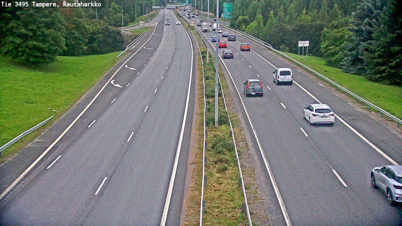 Weather Camera Image Road 3495 Tampere, Rautaharkko, Tampere, Pirkanmaa