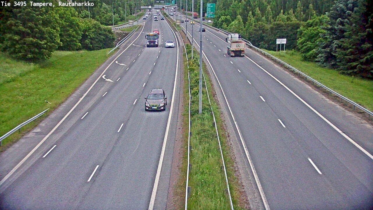 Weather Camera Image Road 3495 Tampere, Rautaharkko, Tampere, Pirkanmaa