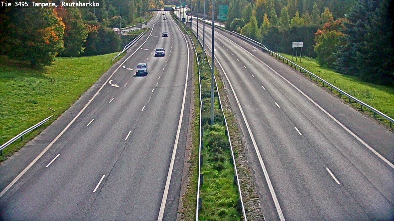 Weather Camera Image Road 3495 Tampere, Rautaharkko, Tampere, Pirkanmaa