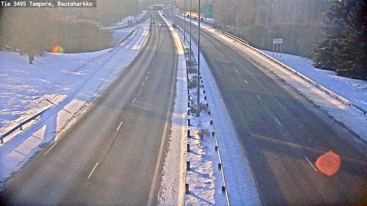 Weather Camera Image Road 3495 Tampere, Rautaharkko, Tampere, Pirkanmaa