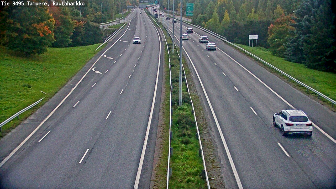 Weather Camera Image Road 3495 Tampere, Rautaharkko, Tampere, Pirkanmaa