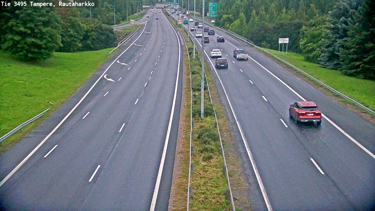 Weather Camera Image Väg 3495 Tammerfors, Rautaharkko, Tampere, Pirkanmaa