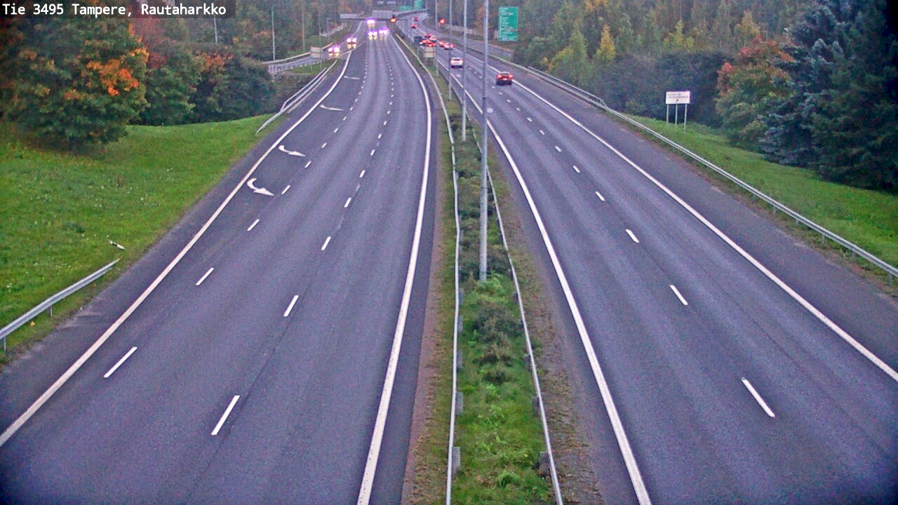 Weather Camera Image Road 3495 Tampere, Rautaharkko, Tampere, Pirkanmaa