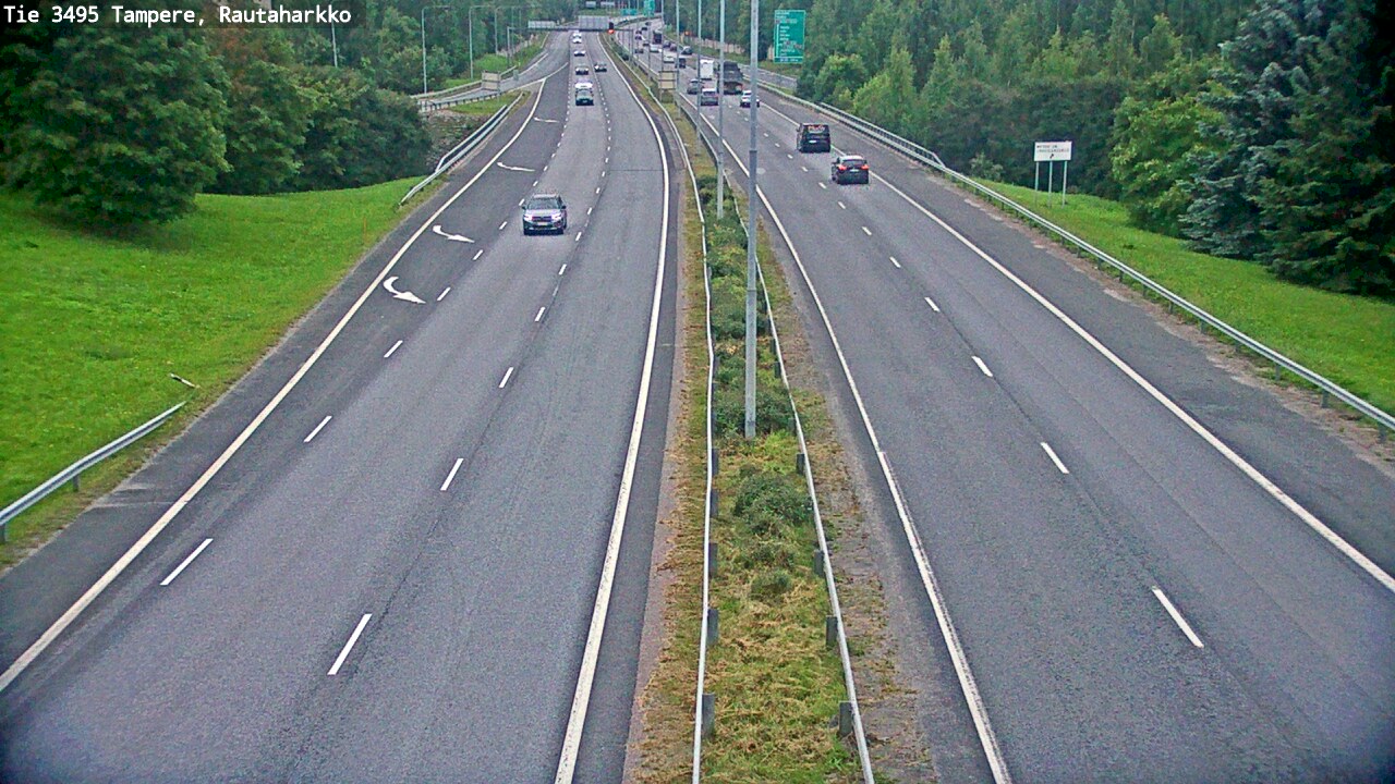 Weather Camera Image Road 3495 Tampere, Rautaharkko, Tampere, Pirkanmaa