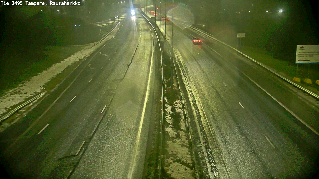 Weather Camera Image Väg 3495 Tammerfors, Rautaharkko, Tampere, Pirkanmaa