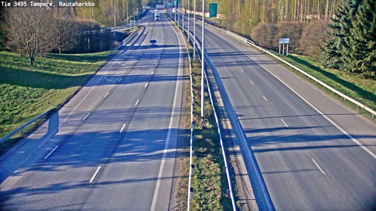 Weather Camera Image Road 3495 Tampere, Rautaharkko, Tampere, Pirkanmaa