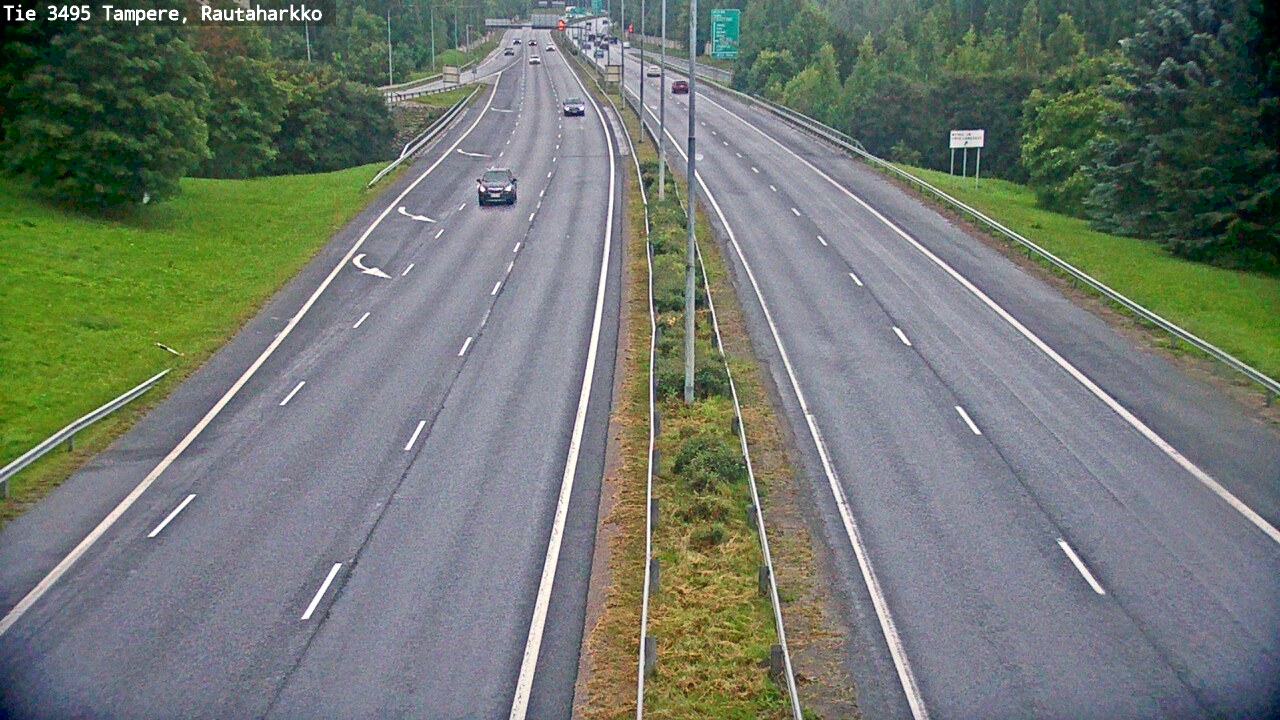Weather Camera Image Väg 3495 Tammerfors, Rautaharkko, Tampere, Pirkanmaa
