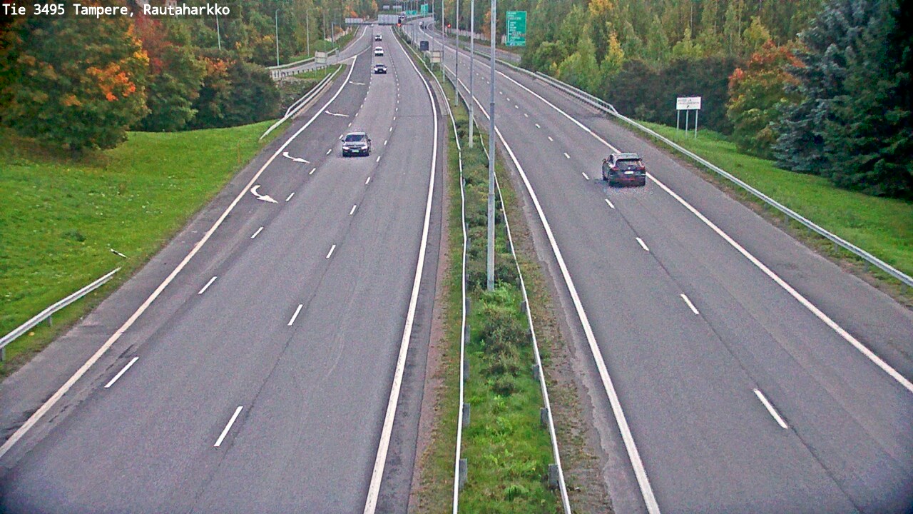 Weather Camera Image Road 3495 Tampere, Rautaharkko, Tampere, Pirkanmaa