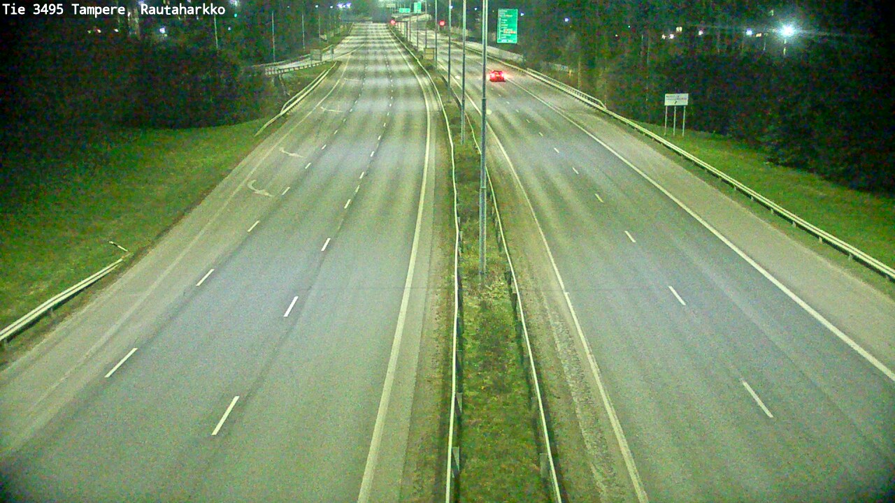 Weather Camera Image Väg 3495 Tammerfors, Rautaharkko, Tampere, Pirkanmaa