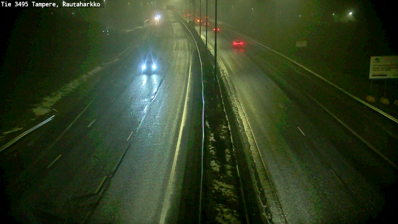 Weather Camera Image Road 3495 Tampere, Rautaharkko, Tampere, Pirkanmaa