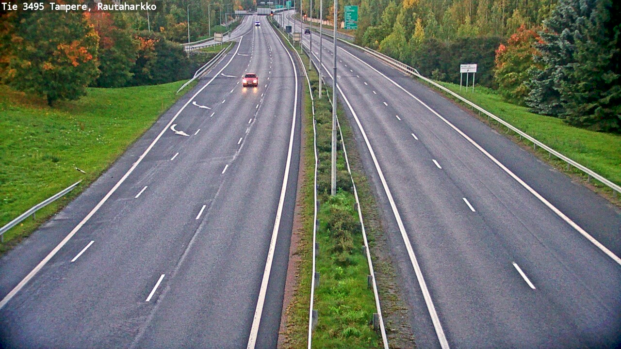 Weather Camera Image Road 3495 Tampere, Rautaharkko, Tampere, Pirkanmaa