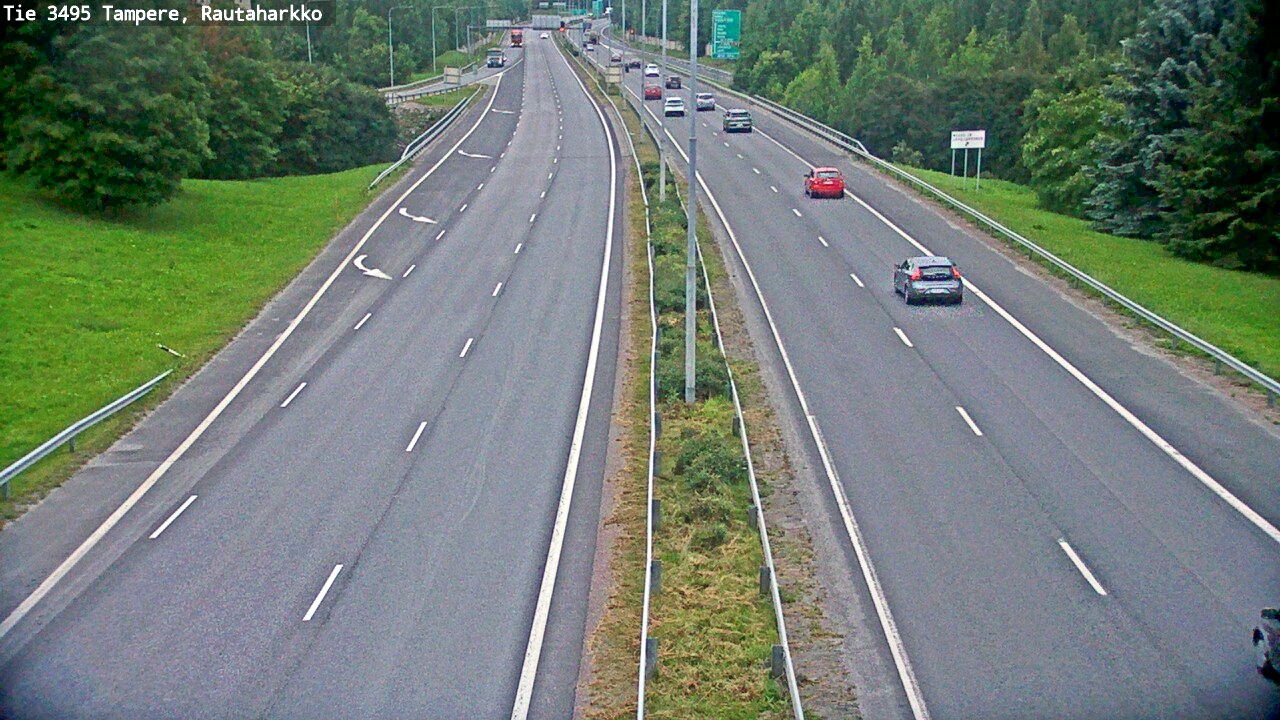 Weather Camera Image Road 3495 Tampere, Rautaharkko, Tampere, Pirkanmaa