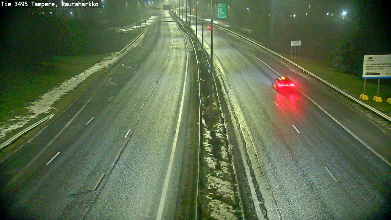 Weather Camera Image Road 3495 Tampere, Rautaharkko, Tampere, Pirkanmaa