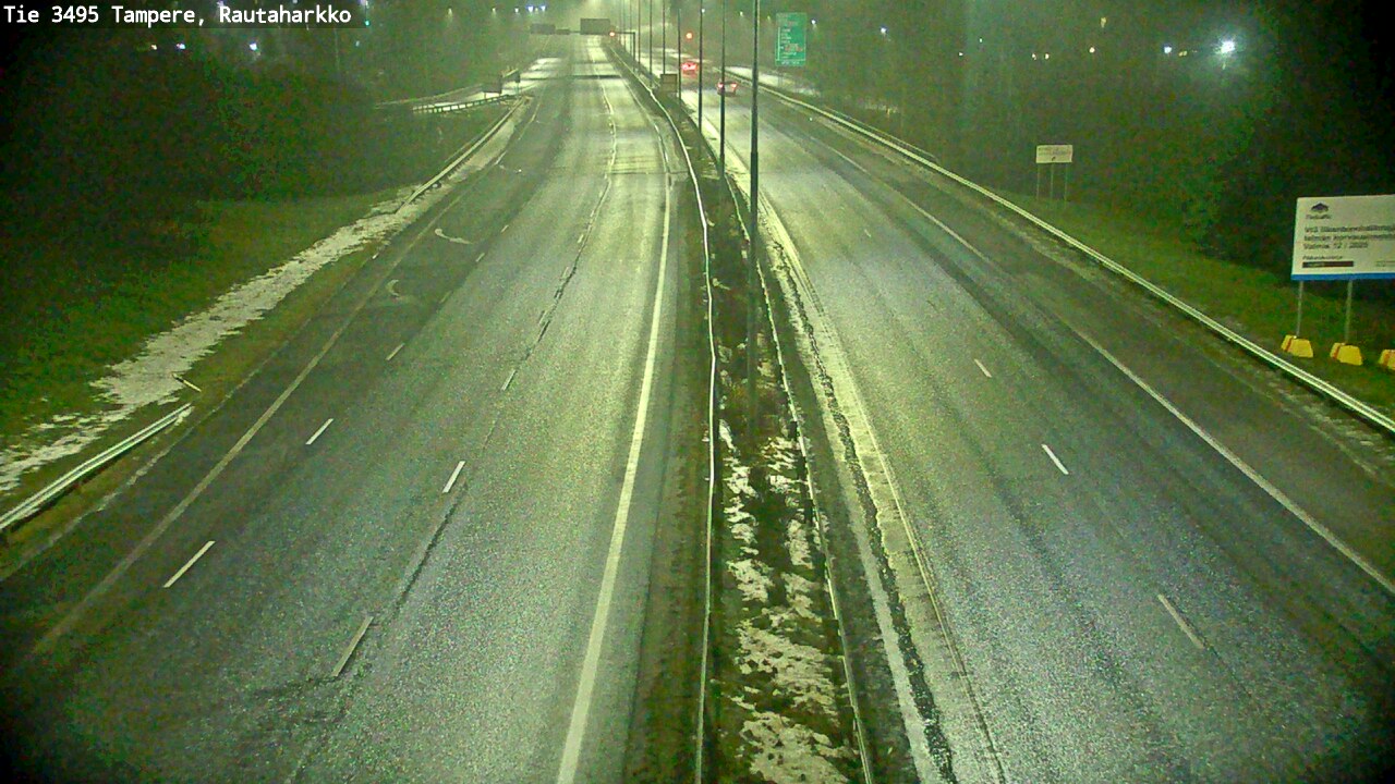 Weather Camera Image Road 3495 Tampere, Rautaharkko, Tampere, Pirkanmaa