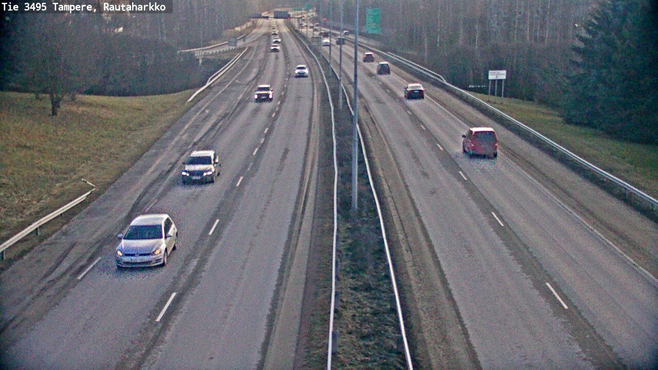 Weather Camera Image Road 3495 Tampere, Rautaharkko, Tampere, Pirkanmaa