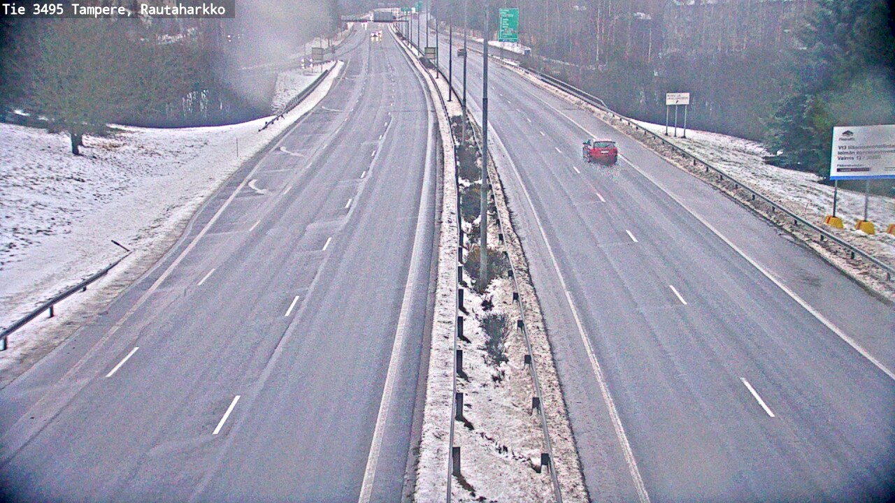 Weather Camera Image Väg 3495 Tammerfors, Rautaharkko, Tampere, Pirkanmaa