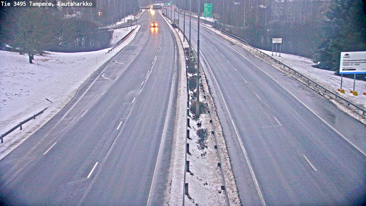 Weather Camera Image Väg 3495 Tammerfors, Rautaharkko, Tampere, Pirkanmaa