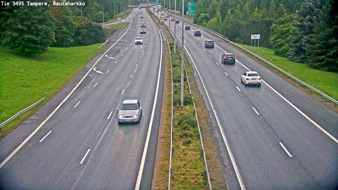 Weather Camera Image Road 3495 Tampere, Rautaharkko, Tampere, Pirkanmaa