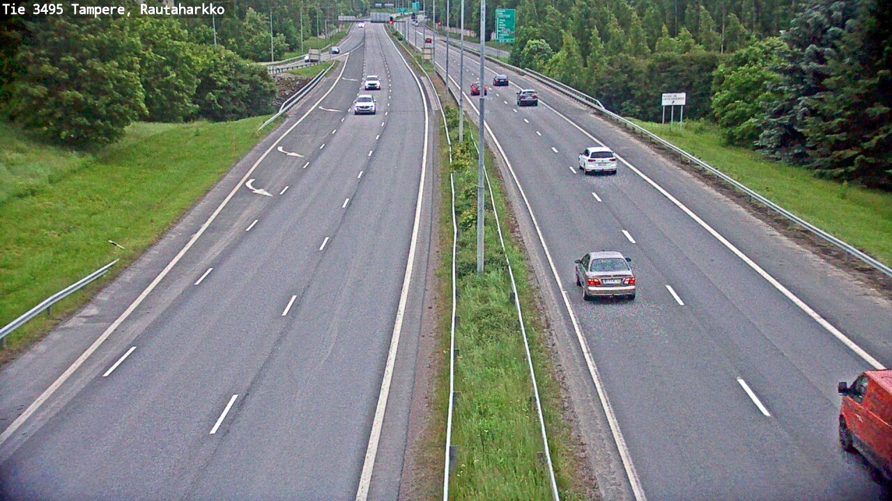 Weather Camera Image Väg 3495 Tammerfors, Rautaharkko, Tampere, Pirkanmaa